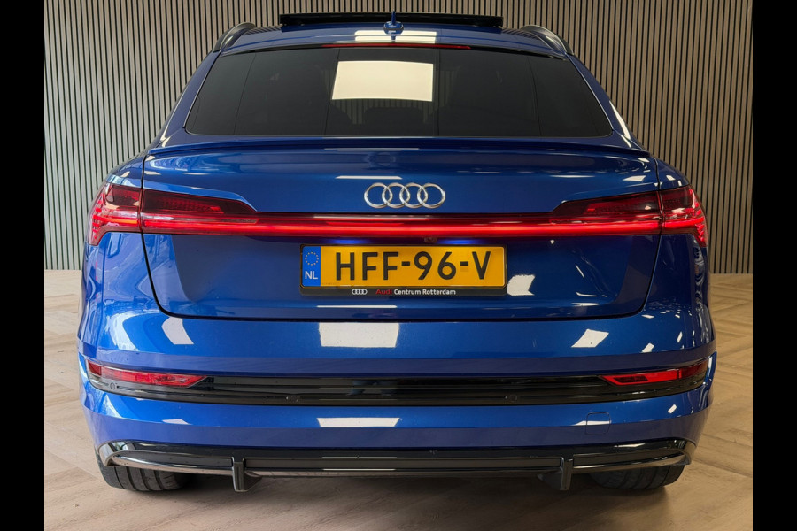 Audi e-tron Sportback 55 quattro S edition 95 kWh AUT. PANORAMADAK CAMERA VIRTUAL COCKPIT NAVI LEDER APPLE CARPLAY STOELVERWARMING