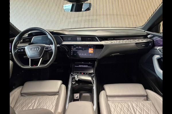 Audi e-tron Sportback 55 quattro S edition 95 kWh AUT. PANORAMADAK CAMERA VIRTUAL COCKPIT NAVI LEDER APPLE CARPLAY STOELVERWARMING