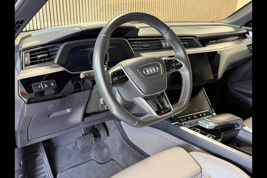 Audi e-tron Sportback 55 quattro S edition 95 kWh AUT. PANORAMADAK CAMERA VIRTUAL COCKPIT NAVI LEDER APPLE CARPLAY STOELVERWARMING