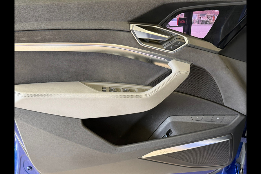 Audi e-tron Sportback 55 quattro S edition 95 kWh AUT. PANORAMADAK CAMERA VIRTUAL COCKPIT NAVI LEDER APPLE CARPLAY STOELVERWARMING