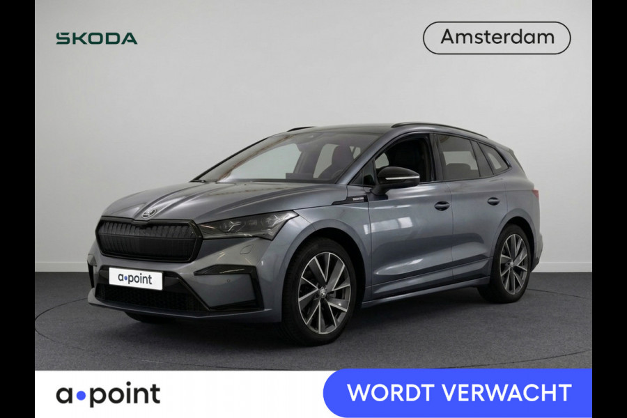 Škoda ENYAQ iV 80 Sportline 204pk | Navigatie | Warmtepomp | Dode hoek detectie | Adaptieve cruise controle | Parkeercamera