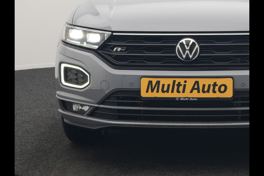 Volkswagen T-Roc Cabrio 1.5 TSI 2 x R-Line 150pk DSG Dealer O.H | Valcona Lederen Sportstoelen | Adaptive Cruise | Trekhaak Afn. | Beats Audio | IQ Drive | 19"L.M | Camera | Stuurverwarming |  Keyless | Matrix LED |