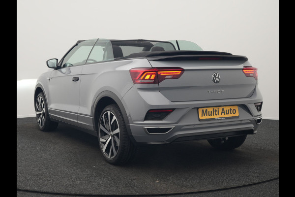 Volkswagen T-Roc Cabrio 1.5 TSI 2 x R-Line 150pk DSG Dealer O.H | Valcona Lederen Sportstoelen | Adaptive Cruise | Trekhaak Afn. | Beats Audio | IQ Drive | 19"L.M | Camera | Stuurverwarming |  Keyless | Matrix LED |