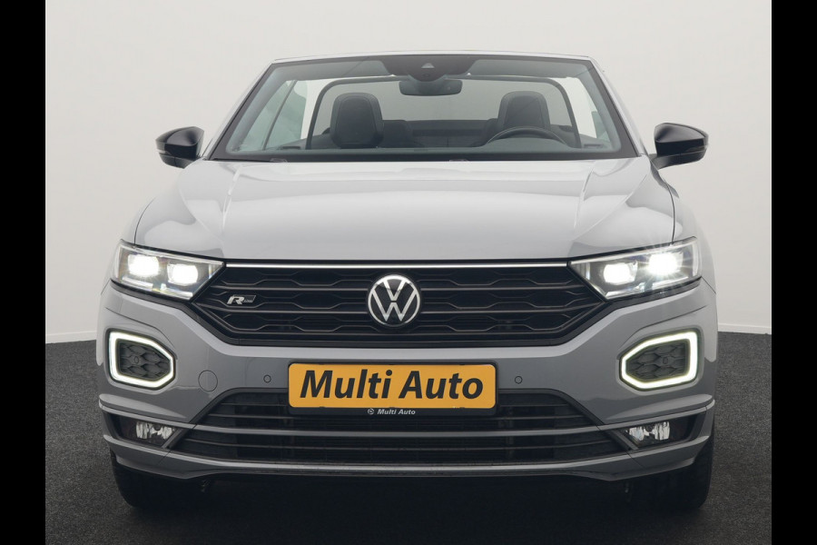 Volkswagen T-Roc Cabrio 1.5 TSI 2 x R-Line 150pk DSG Dealer O.H | Valcona Lederen Sportstoelen | Adaptive Cruise | Trekhaak Afn. | Beats Audio | IQ Drive | 19"L.M | Camera | Stuurverwarming |  Keyless | Matrix LED |