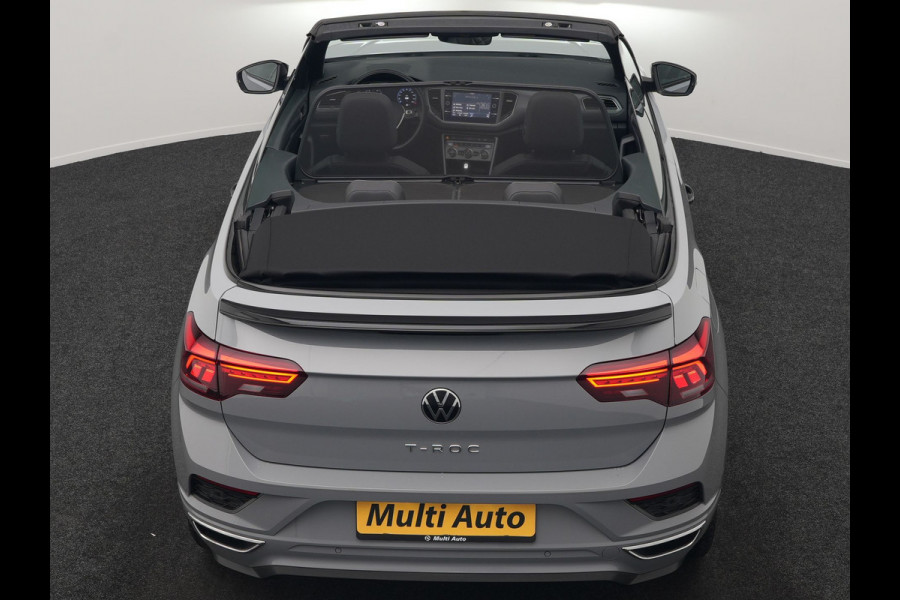 Volkswagen T-Roc Cabrio 1.5 TSI 2 x R-Line 150pk DSG Dealer O.H | Valcona Lederen Sportstoelen | Adaptive Cruise | Trekhaak Afn. | Beats Audio | IQ Drive | 19"L.M | Camera | Stuurverwarming |  Keyless | Matrix LED |