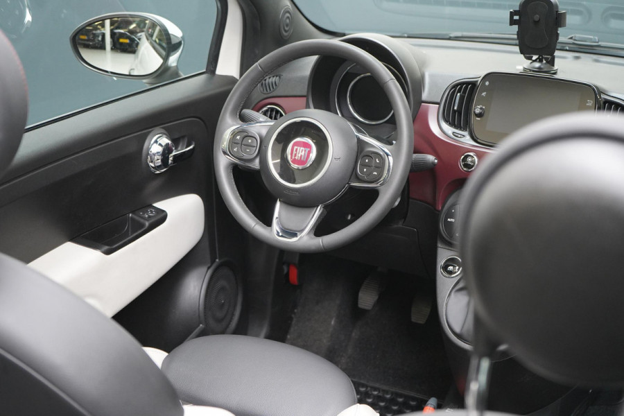 Fiat 500C 1.0 Hybrid Star | Navigatie | Apple Carplay | Climate control | Parkeersensoren | Half leder