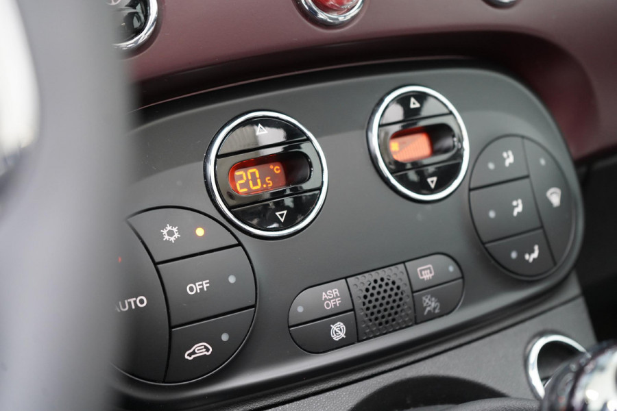 Fiat 500C 1.0 Hybrid Star | Navigatie | Apple Carplay | Climate control | Parkeersensoren | Half leder