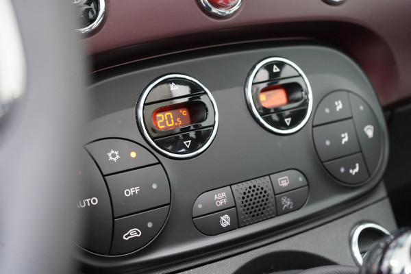 Fiat 500C 1.0 Hybrid Star | Navigatie | Apple Carplay | Climate control | Parkeersensoren | Half leder