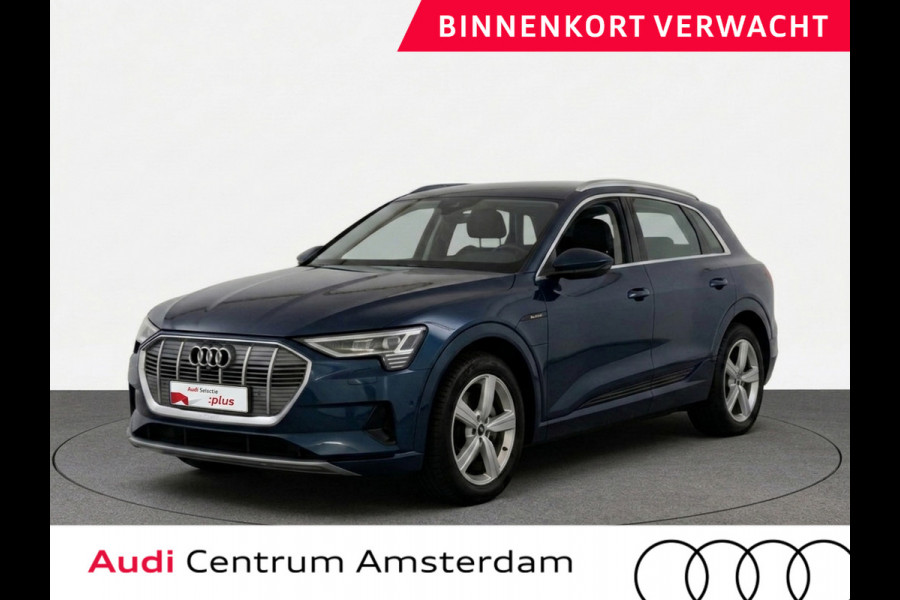 Audi e-tron 55 quattro Business edition Plus 95 kWh 408 pk | SOH 91% | Navigatie | Panoramadak | Parkeersensoren | Achteruitrijcamera | Lederen bekleding | Stoelverwarming |