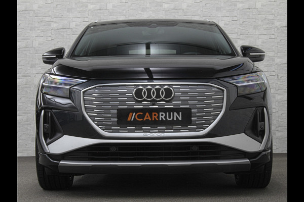 Audi Q4 e-tron 45 Quattro S-Line 77 kWh | ACC | Matrix-LED | Keyless-Entry | Standkachel | Carplay | Lane Assist | 3-Zone Clima | Stoelverwarming | Getint Glas | Autom. Parkeren | Virtual Cockpit |