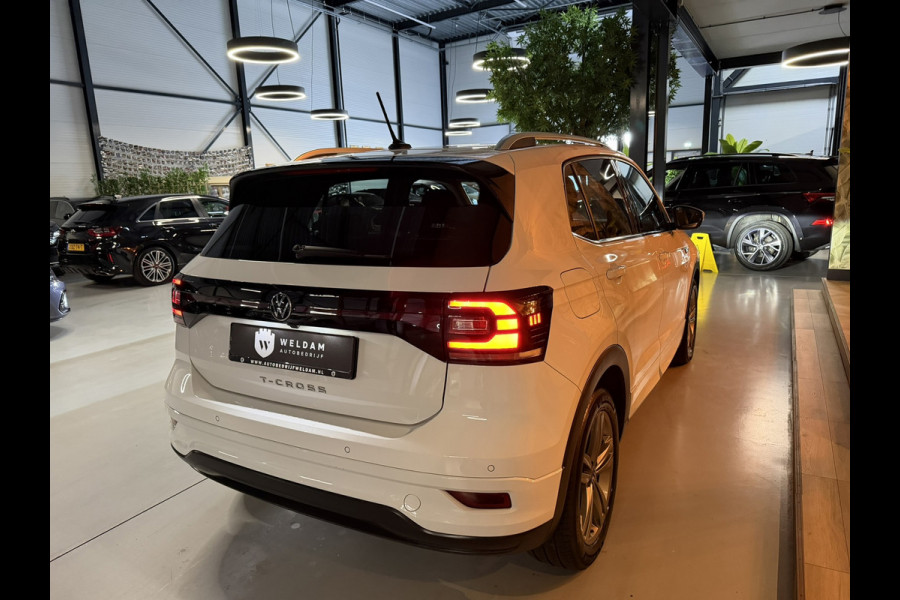 Volkswagen T-Cross 1.0 TSI R-Line Garantie Carplay Blindspot Camera ACC Virtueel Dash Navi Clima Keyless Led Dab Rijklaar