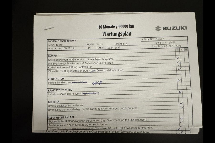 Suzuki Vitara 1.4 Boosterjet Hybrid Automaat Adapt Cruise Stoelverwarming Camera Clima Panorama Navi