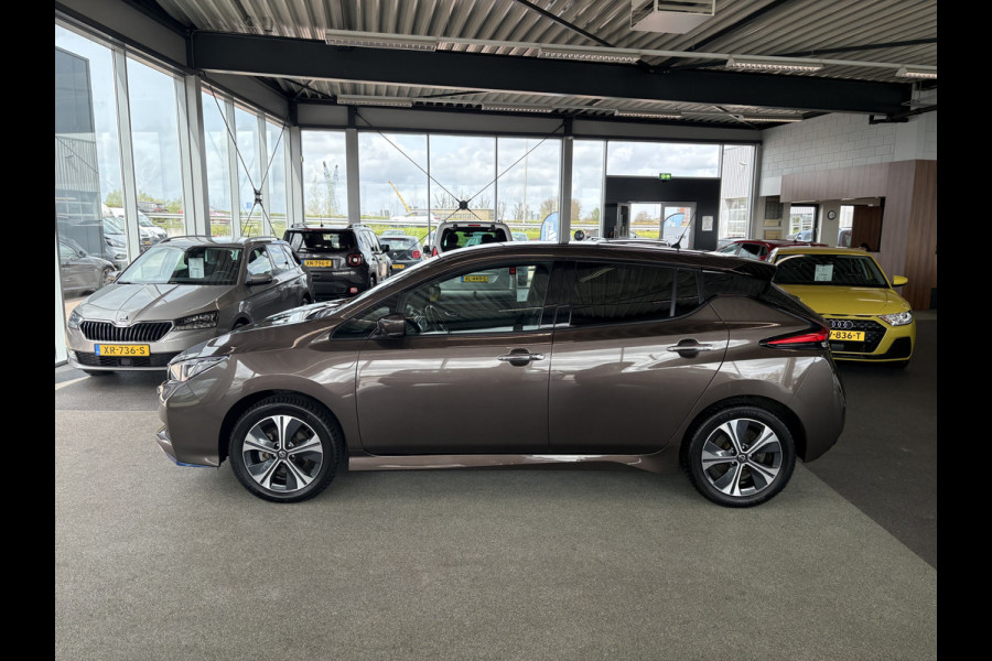 Nissan Leaf e+ N-Connecta 62 kWh SoH90% 360CAMERA/KEYLESS/DODEHOEK/CARPLAY/WINTERPACK
