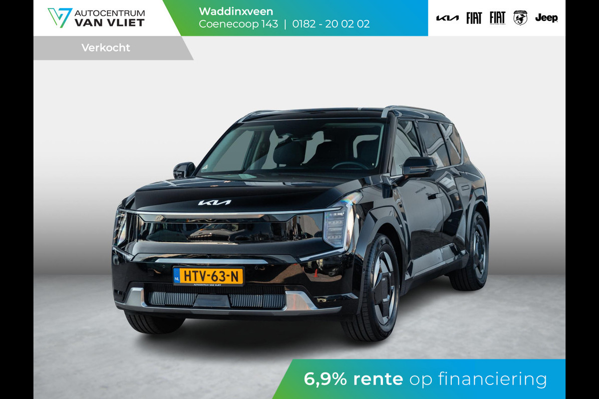 Kia EV9 Air 99.8 kWh | Afneembare trekhaak | Alarm klasse 3 | NL auto | BTW | lage bijtelling l SOH 99.3%