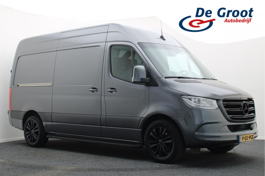 Mercedes-Benz Sprinter 317 CDI Automaat L2H2 3-Zits, Camera, Airco, Cruise, Apple Carplay, DAB, PDC, Trekhaak, 18''