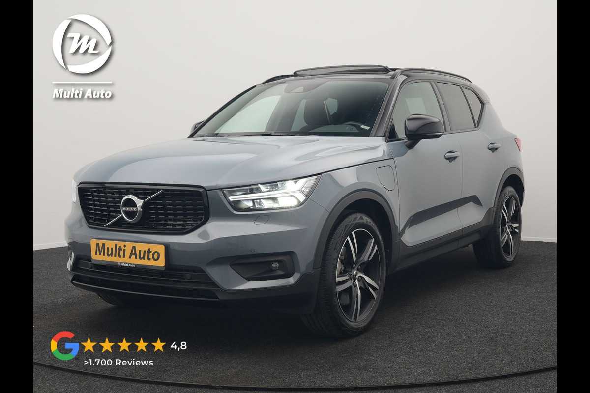 Volvo XC40 T4 Recharge R-Design PHEV 211pk Dealer O.H. | Panodak | Adaptive Cruise | Camera | Harman / Kardon | Alcantara Sportstoelen Memory & Verwarmd | Keyless | Blis | Stuur Verwarmd | Apple Carplay | 19"L.M | Plug In Hybrid |