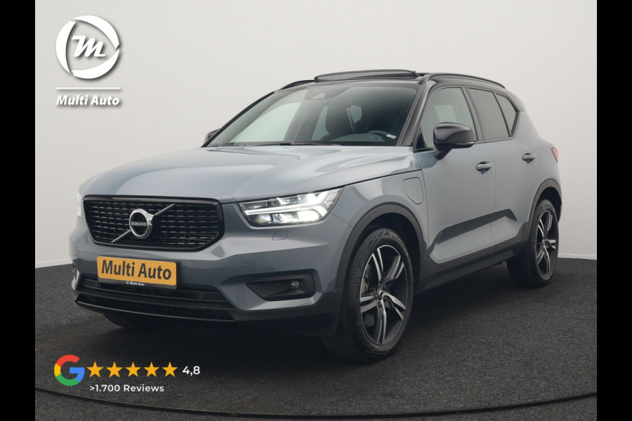Volvo XC40 T4 Recharge R-Design PHEV 211pk Dealer O.H. | Panodak | Adaptive Cruise | Camera | Harman / Kardon | Alcantara Sportstoelen Memory & Verwarmd | Keyless | Blis | Stuur Verwarmd | Apple Carplay | 19"L.M | Plug In Hybrid |
