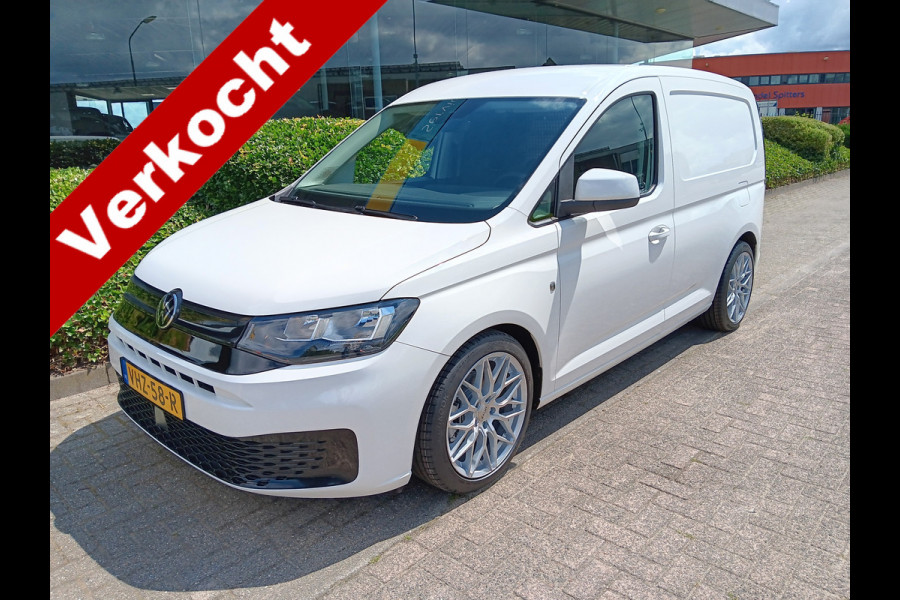Volkswagen Caddy Cargo 2.0 TDI 102PK Comfort, SPORTSTOELEN, AIRCO, NAVIGATIE, 18" LMV, incl. 12 MND BOVAGGARANTIE Uniek!