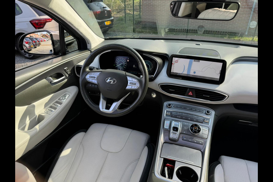 Hyundai Santa Fe 1.6 T-GDI PHEV 266PK PREMIUM LEDER/360CAMERA/NAVI/PANORAMADAK/STOELVENT.