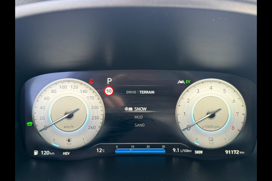 Hyundai Santa Fe 1.6 T-GDI PHEV 266PK PREMIUM LEDER/360CAMERA/NAVI/PANORAMADAK/STOELVENT.