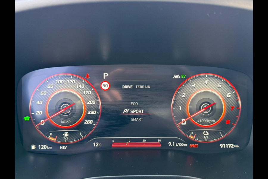 Hyundai Santa Fe 1.6 T-GDI PHEV 266PK PREMIUM LEDER/360CAMERA/NAVI/PANORAMADAK/STOELVENT.