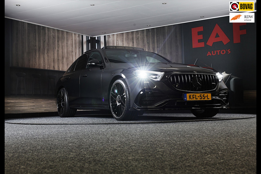 Mercedes-Benz E-Klasse 300 e AMG 53 Look / HYPERSCREEN / Acc / Memory / Elek Stoelen / 360 Camera / Dode Hoek / Open Pano / 21 Inc