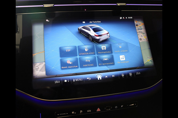 Mercedes-Benz E-Klasse 300 e AMG 53 Look / HYPERSCREEN / Acc / Memory / Elek Stoelen / 360 Camera / Dode Hoek / Open Pano / 21 Inc