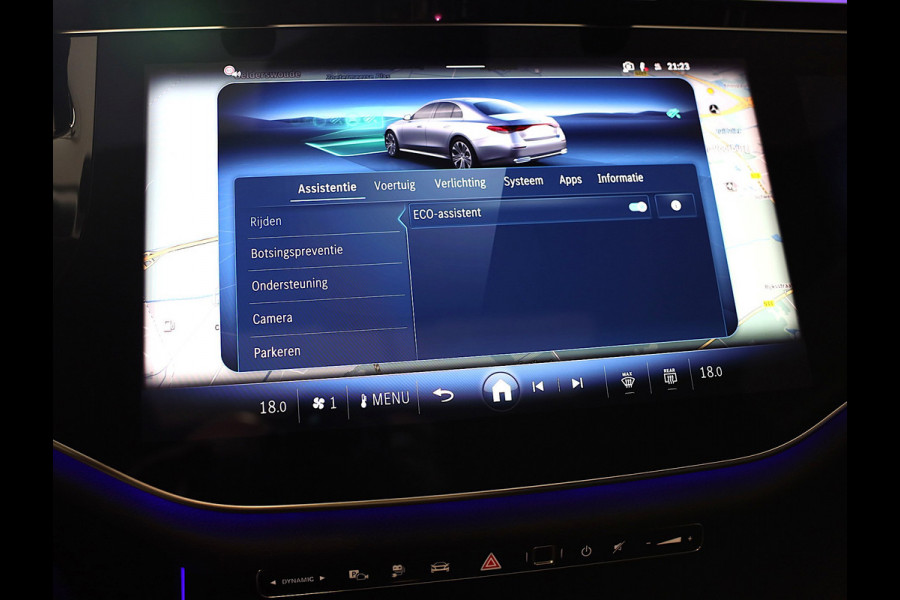 Mercedes-Benz E-Klasse 300 e AMG 53 Look / HYPERSCREEN / Acc / Memory / Elek Stoelen / 360 Camera / Dode Hoek / Open Pano / 21 Inc