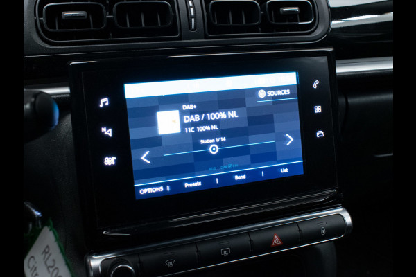 Citroën C3 1.2 PureTech Feel Edition Sport (APPLE CARPLAY,NAVI,PDC,GETINT,CLIMATE,CRUISE,LED,SPORTSTOELEN,LM VELGEN, NETTE STAAT)