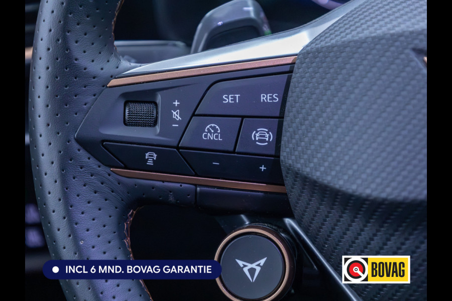 CUPRA Formentor 1.5 TSI e-Hybrid Business 204 PK | El.verst. stoel met geheugen | Stoel- stuurverwarming | 360 camera Adaptive cruise, Travel-assist'Navigatie, Aplle carplay/Android auto, All-season