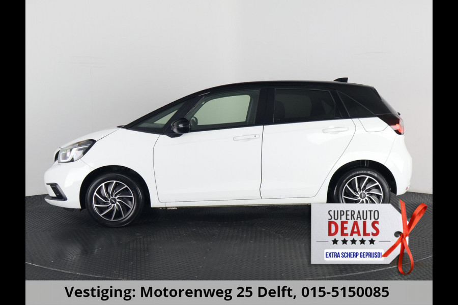 Honda Jazz 1.5 HEV AUTOMAAT ELEGANCE 1e EIG . GARANTIE 2033* STOELVERWARMING . CRUISE CONTROL . BLUETOOTH . ELEKTRISCHE RAMEN V+A