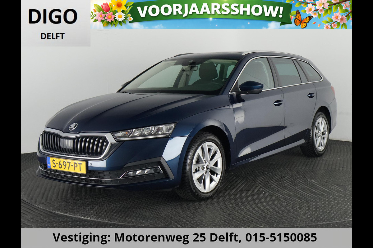 Škoda Octavia Combi 1.5 e-TSI HYBRID BUS.PLUS 150 PK 1e EIG AUTOMAAT SCHUIF/KANTEL PANORAMADAK.GROTE WEG KM !