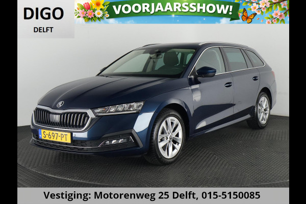 Škoda Octavia Combi 1.5 e-TSI HYBRID BUS.PLUS 150 PK 1e EIG AUTOMAAT SCHUIF/KANTEL PANORAMADAK.GROTE WEG KM !