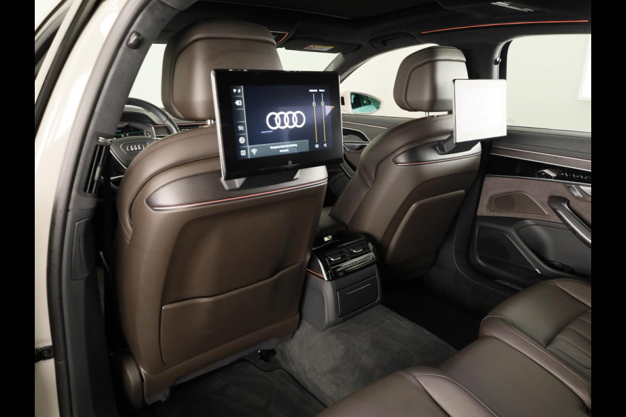 Audi A8 60 TFSI e quattro Lang 462 pk Tiptronic | Verlengde garantie | Navigatie | Panoramadak | Parkeersensoren (Park assist) | Rondomzicht camera | Stoelverwarming/ventilatie/massage v/a | B&O Soundsystem |