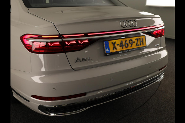 Audi A8 60 TFSI e quattro Lang 462 pk Tiptronic | Verlengde garantie | Navigatie | Panoramadak | Parkeersensoren (Park assist) | Rondomzicht camera | Stoelverwarming/ventilatie/massage v/a | B&O Soundsystem |
