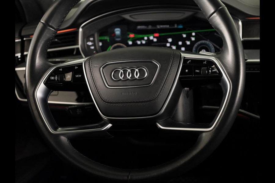 Audi A8 60 TFSI e quattro Lang 462 pk Tiptronic | Verlengde garantie | Navigatie | Panoramadak | Parkeersensoren (Park assist) | Rondomzicht camera | Stoelverwarming/ventilatie/massage v/a | B&O Soundsystem |