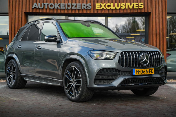 Mercedes-Benz GLE 450 4MATIC Premium Plus AMG Luchtvering Pano Treeplanken Navi Burmeister 22”