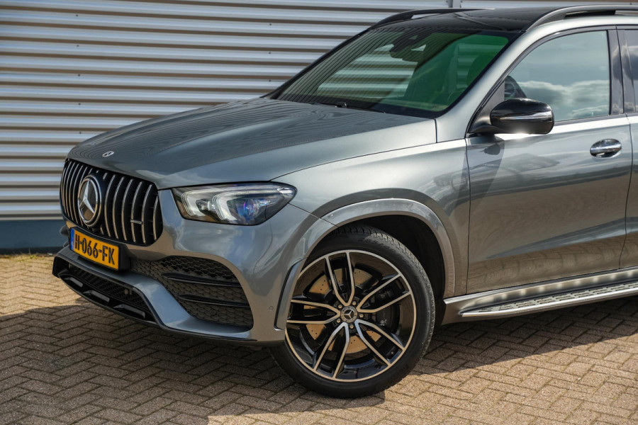 Mercedes-Benz GLE 450 4MATIC Premium Plus AMG Luchtvering Pano Treeplanken Navi Burmeister 22”