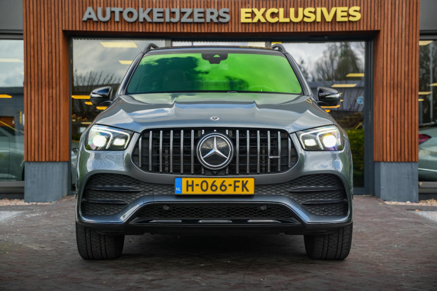 Mercedes-Benz GLE 450 4MATIC Premium Plus AMG Luchtvering Pano Treeplanken Navi Burmeister 22”