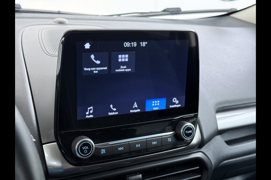 Ford EcoSport 1.0T 126PK Airco Navi Apple Carplay Android Auto Cruise Control Bluetooth Ford sync 3 Pdc Trend Ultimate Privacy Glas Isofix TCS Elek.ramen+spiegels Wifi Origineel Nederlandse Auto