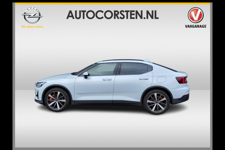 Polestar 2 Long Range Dual Motor 78kWh Panoramadak Adap.Cruise 360°Camera Navi Ecc Apple Carplay Android Auto Pdc Launch Edition Stoel+Stuurverwarming Lmv 19" Achterbankverwarming Keyless DAB Rijstrooksensor Origineel Nederlandse Auto