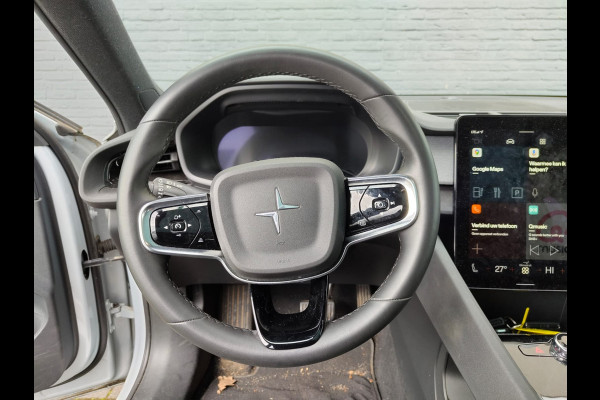 Polestar 2 Long Range Dual Motor 78kWh Panoramadak Adap.Cruise 360°Camera Navi Ecc Apple Carplay Android Auto Pdc Launch Edition Stoel+Stuurverwarming Lmv 19" Achterbankverwarming Keyless DAB Rijstrooksensor Origineel Nederlandse Auto