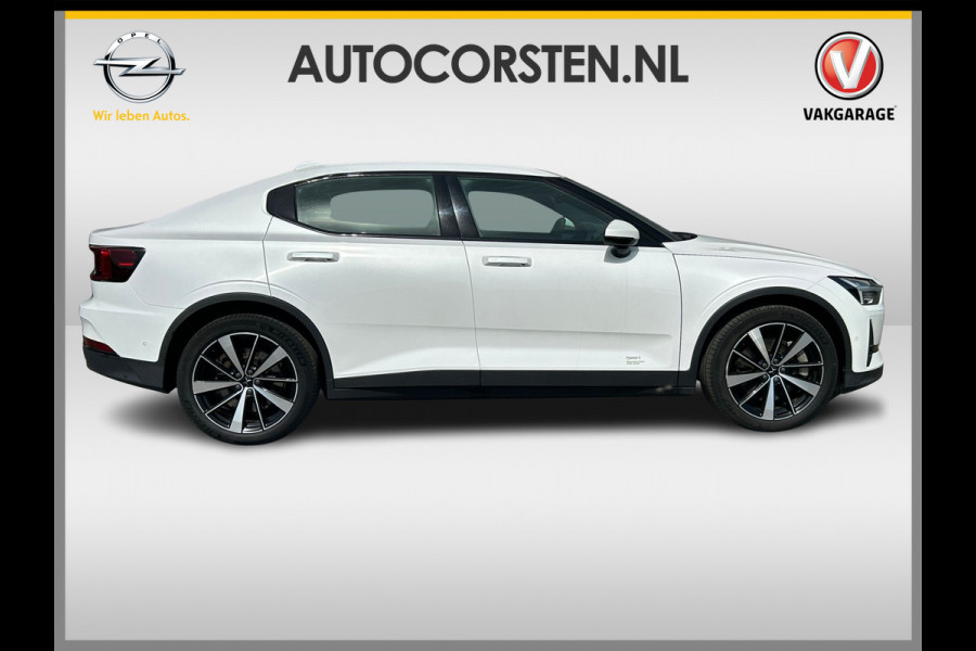 Polestar 2 Long Range Dual Motor 78kWh SOH 91% Panoramadak Adap.Cruise 360°Camera Harman&Kardon® Navi Ecc Apple Carplay Android Auto Pdc La Stoel+Stuurverwarming Lmv 19" Achterbankverwarming Keyless DAB Rijstrooksensor Dealeronderhouden 1e Eigenaar