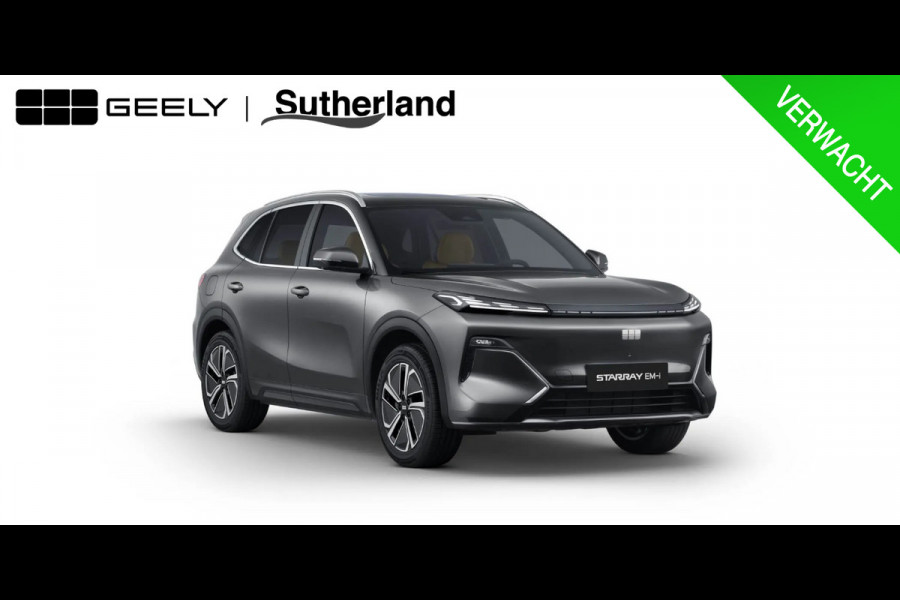 GEELY Starray EM-i 1.5 Max+ | Panorama | Stoelen voor & achter verwarmd | Memory Seats | 360 Camera | 19 Inch LMV | 136km elektrisch bereik