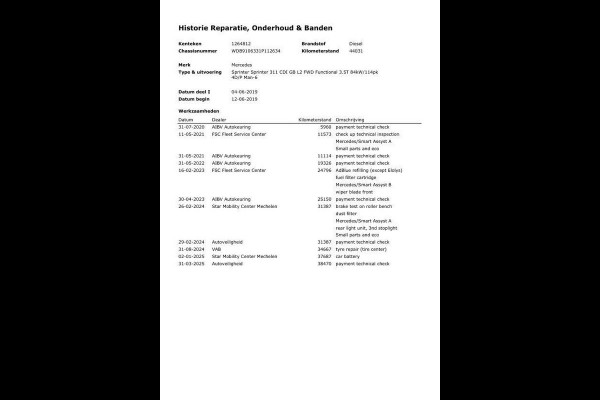 Mercedes-Benz Sprinter 311 2.2 CDI L2H2 AIRCO / CAMERA / 3 ZITS / DEALER ONDERHOUDEN / NAVI