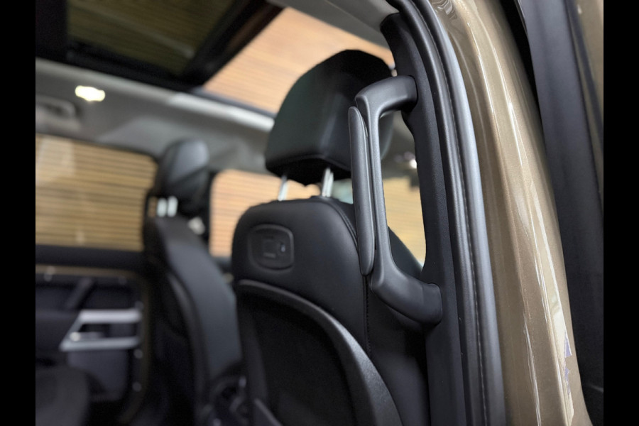 Land Rover Defender 110 2.0 D240 110 SE | Pano | Leer| Memory | Luchtvering | 360° Camera | Meridian | incl btw geel kenteken