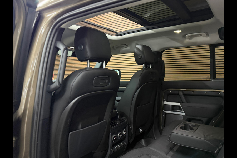 Land Rover Defender 110 2.0 D240 110 SE | Pano | Leer| Memory | Luchtvering | 360° Camera | Meridian | incl btw geel kenteken