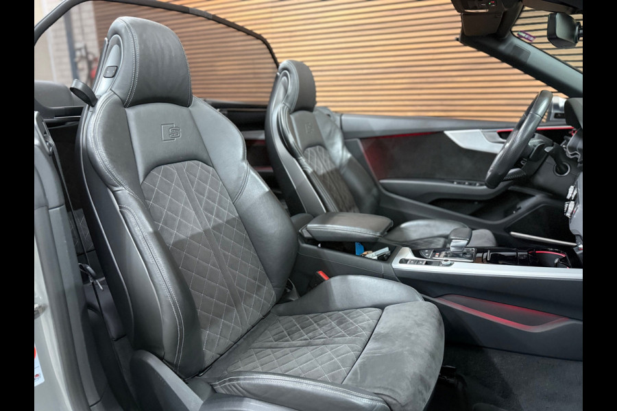 Audi S5 Cabriolet 3.0 TFSI A5 quattro 354 PK | B&O | 20' inch | RS Stoelen Leder/Alcantara | Massage | Adaptive Cruise