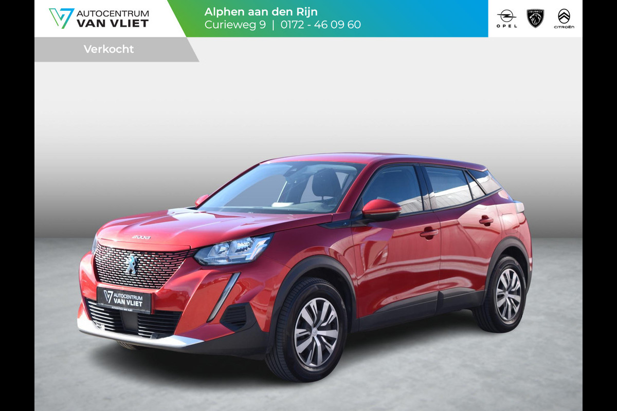 Peugeot e-2008 EV Active 50 kWh SOH 92% | NAVI & CARPLAY | CAMERA MET SENSOREN | E.C.C. |