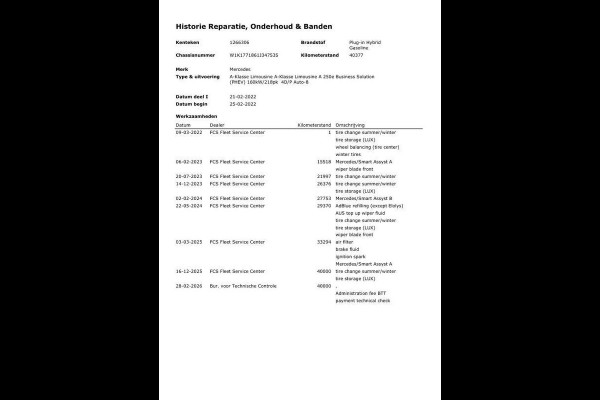 Mercedes-Benz A-Klasse 250 e Business Line CARPLAY / CAMERA / LEER / DEALER ONDERHOUDEN